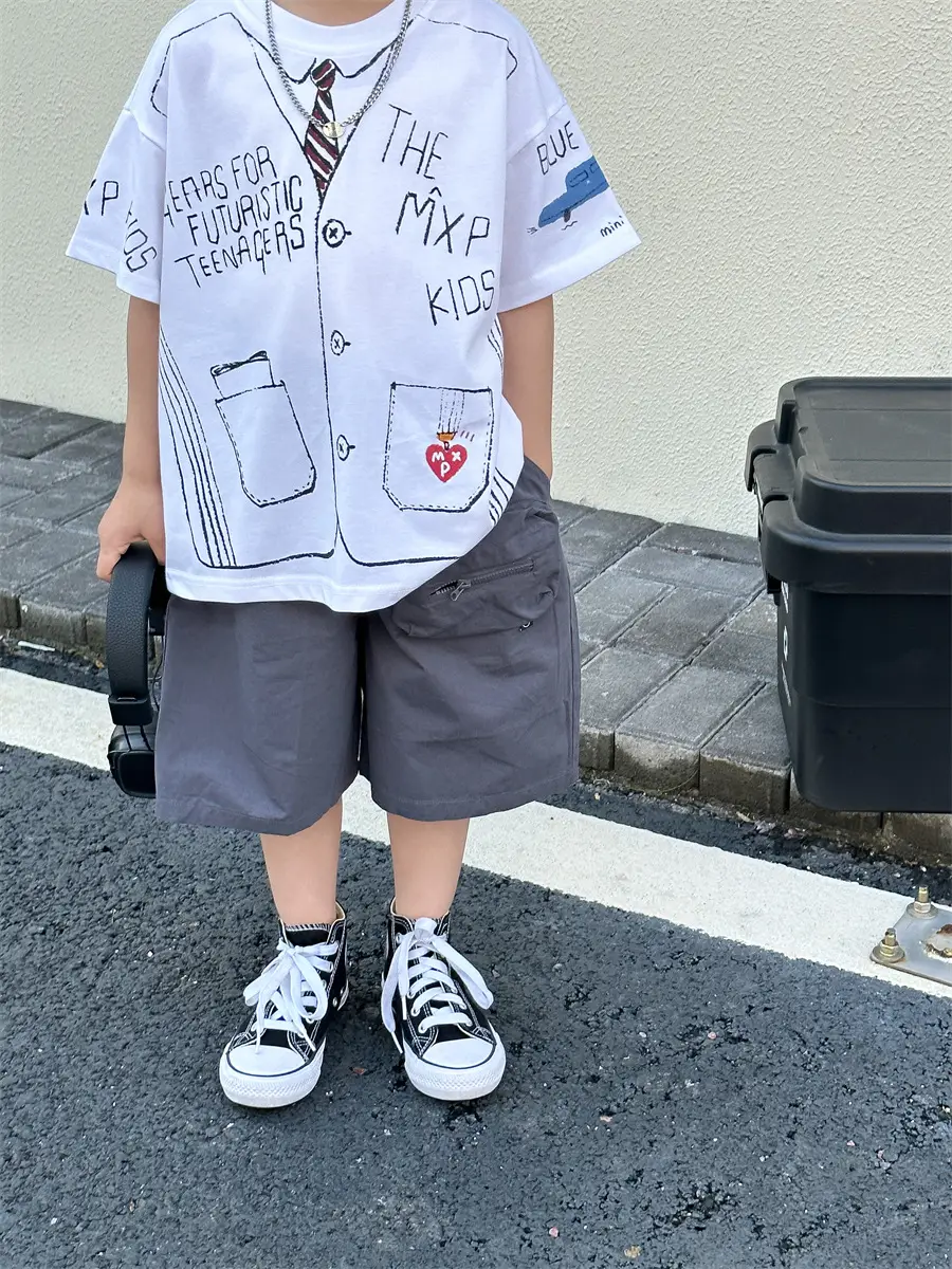 Boys Cotton Cartoon T-Shirt Summer 2025 Kids — feature 39