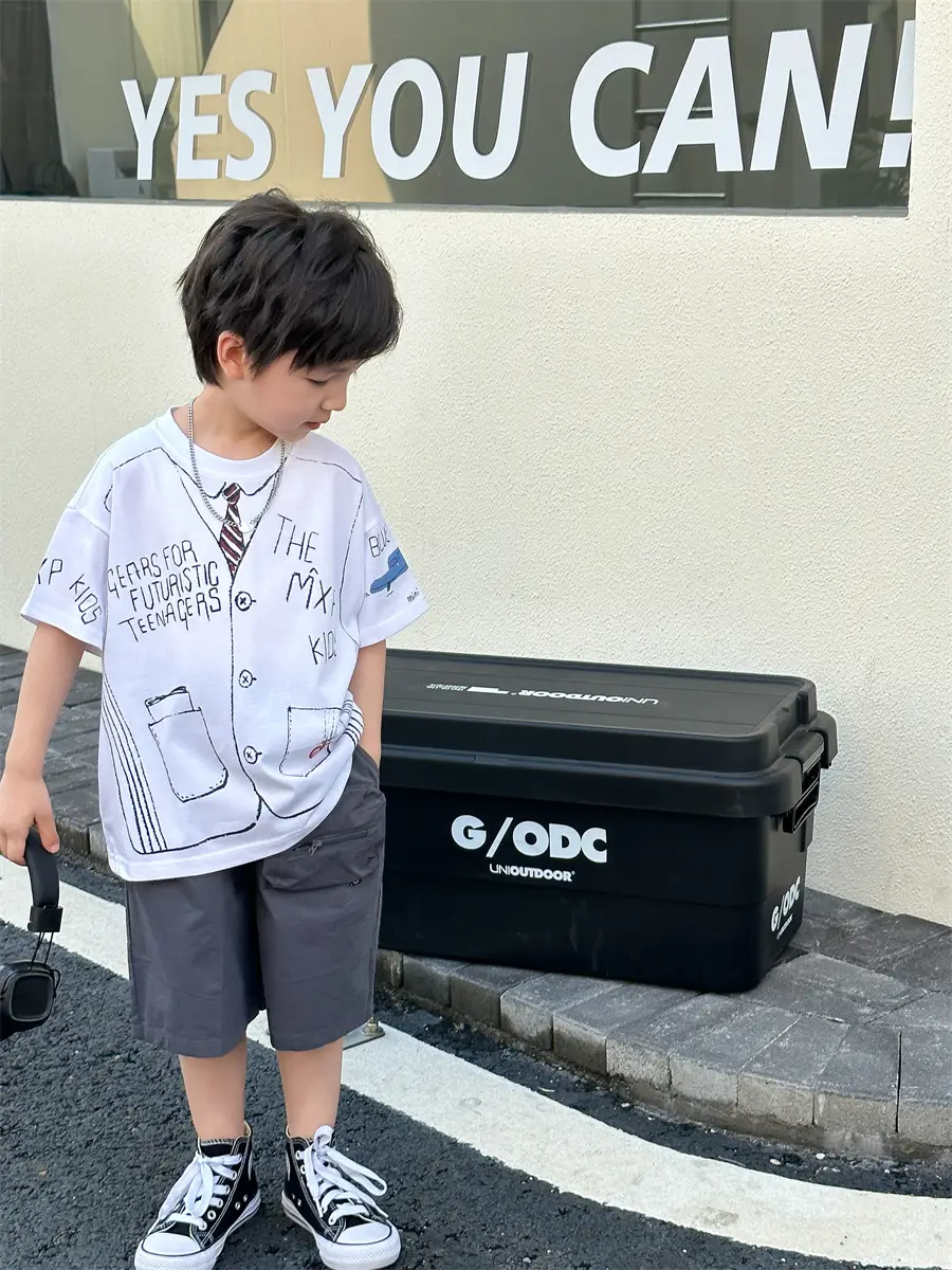 Boys Cotton Cartoon T-Shirt Summer 2025 Kids — feature 7