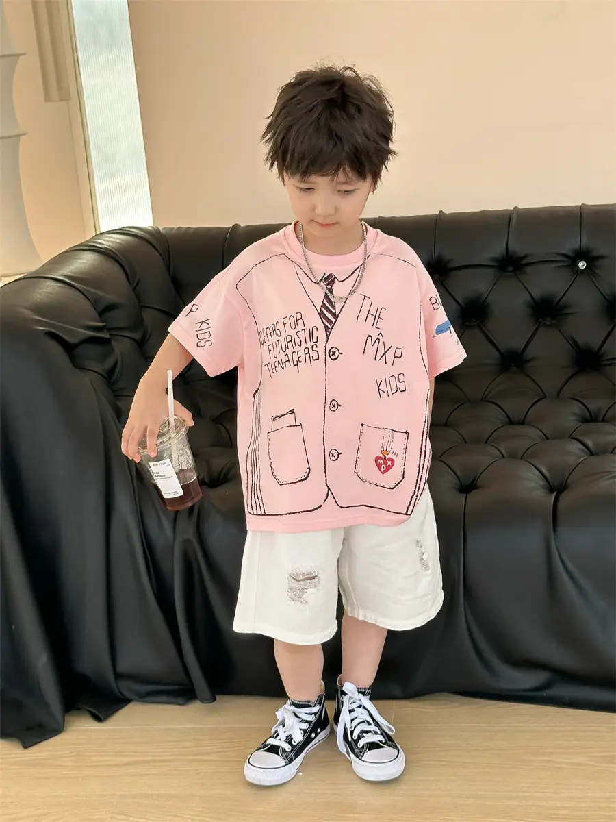 Boys Cotton Cartoon T-Shirt Summer 2025 Kids — feature 8