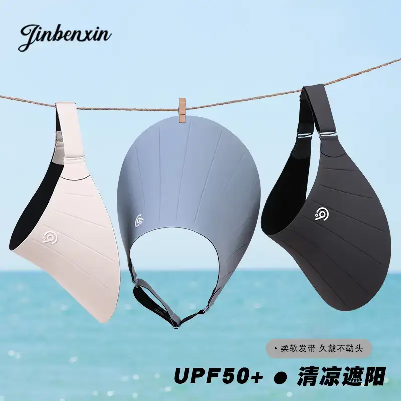 Women's White Anti-UV Tracheumatic Hat SPF50+ - Image 7