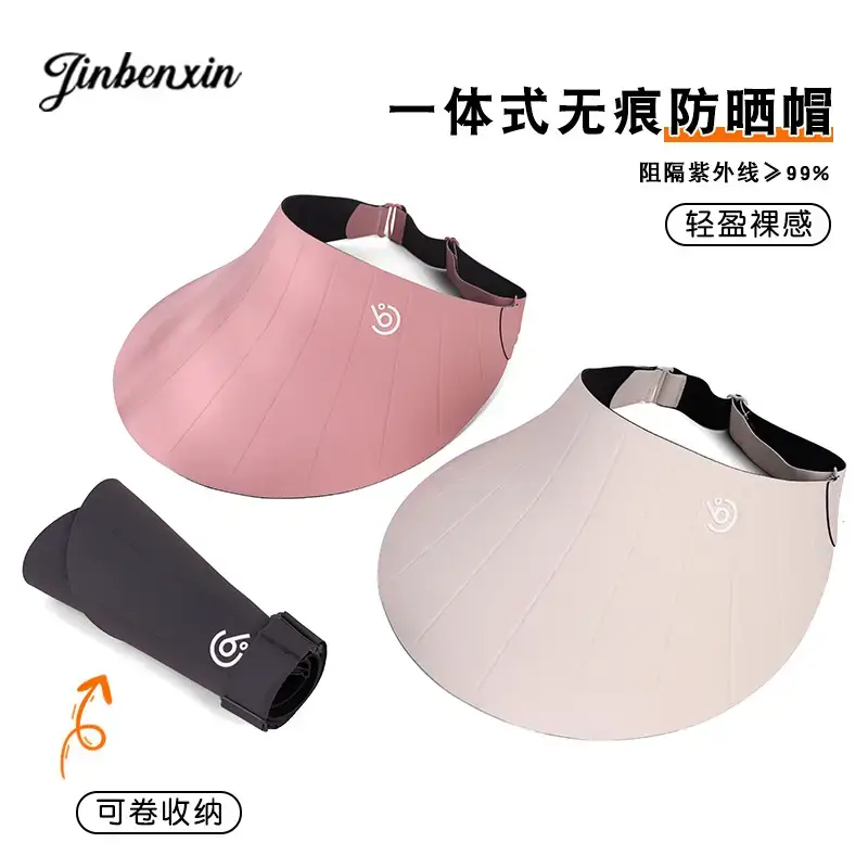 Women's White Anti-UV Tracheumatic Hat SPF50+ - Image 8