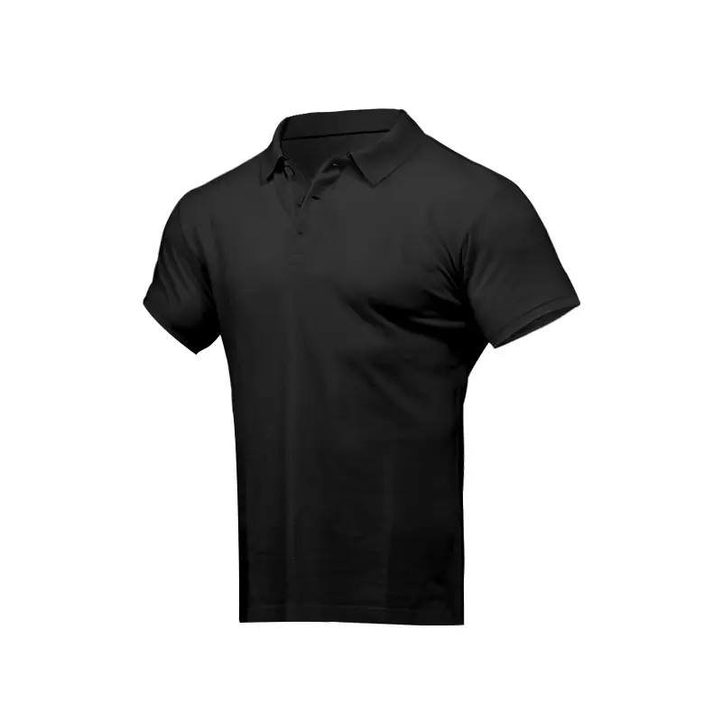 Men's Yellow Short Sleeve Polo T-Shirt Large — feature 24