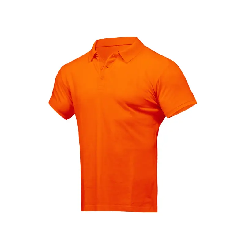 Men's Yellow Short Sleeve Polo T-Shirt Large — feature 26