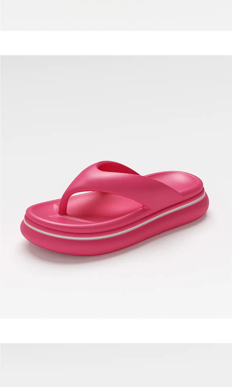 2024 New Slip-on Feeling Couple Clip Flip-Flops Women's Summer Non-slip Outer Wear Seaside Beach Sandals Wholesale — feature 8