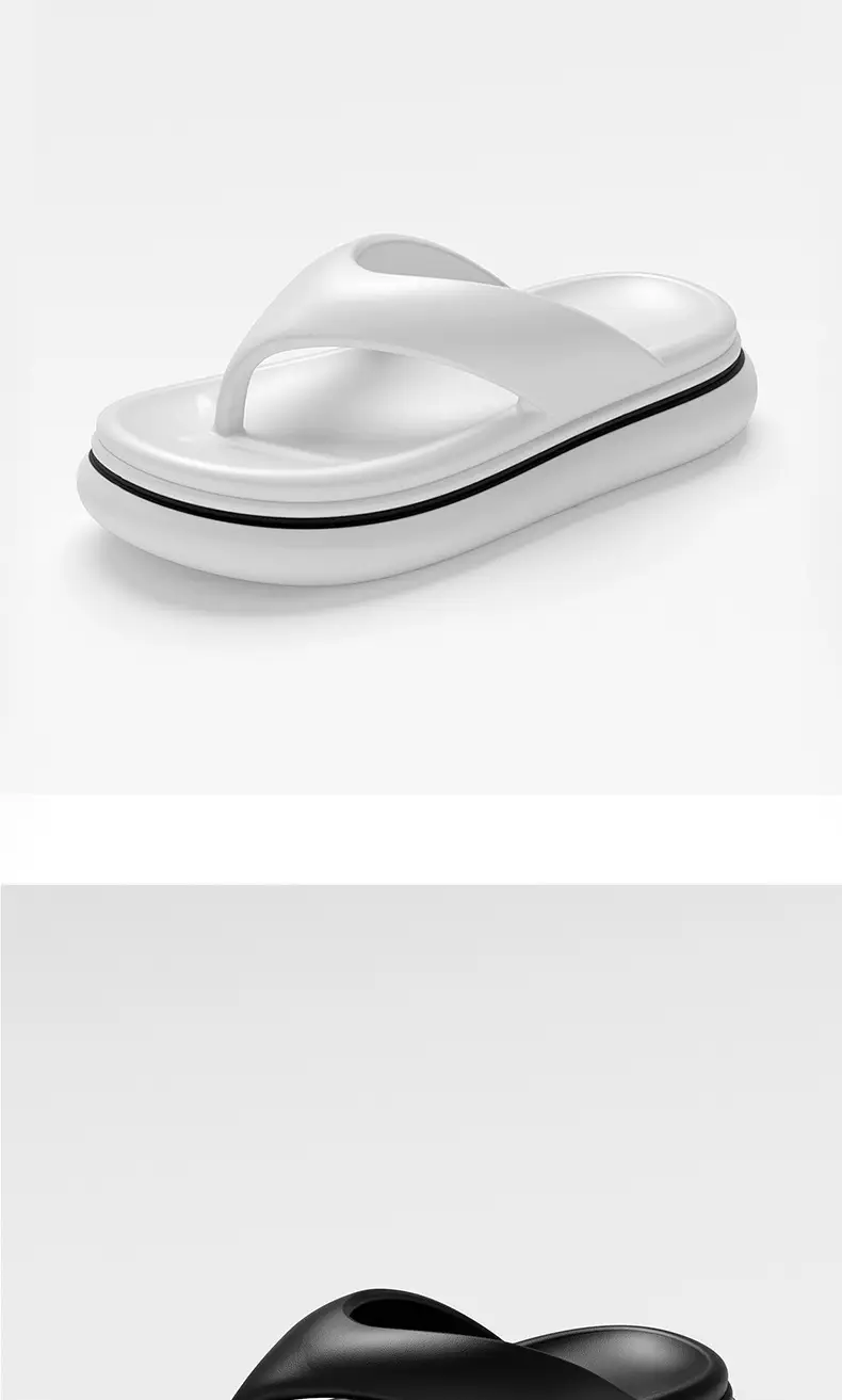 2024 New Slip-on Feeling Couple Clip Flip-Flops Women's Summer Non-slip Outer Wear Seaside Beach Sandals Wholesale — feature 9