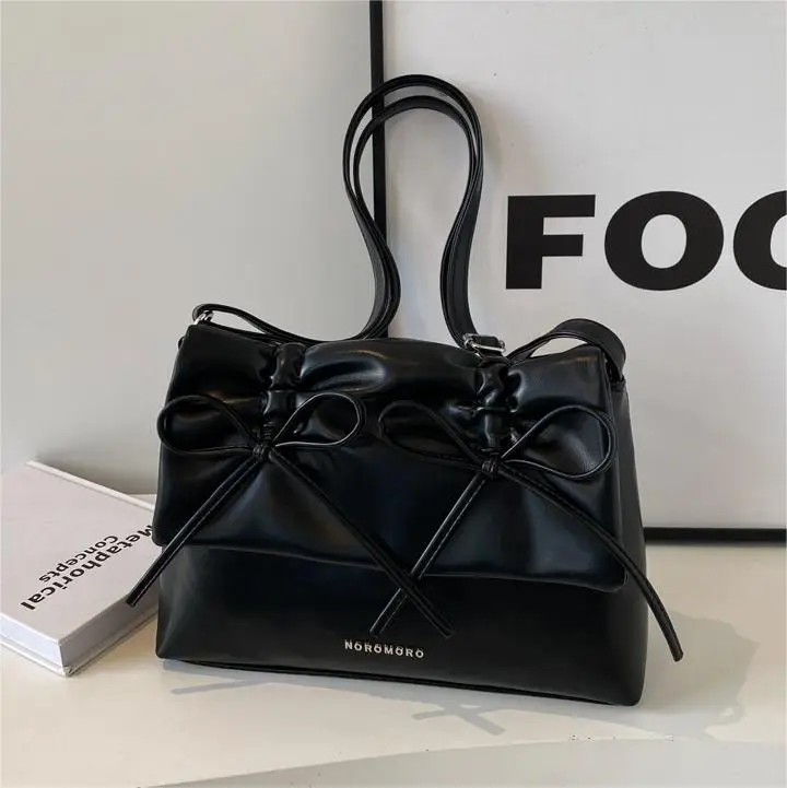 Women's Large Capacity Bow Bag Shoulder Crossbody Spring Summer - Image 7