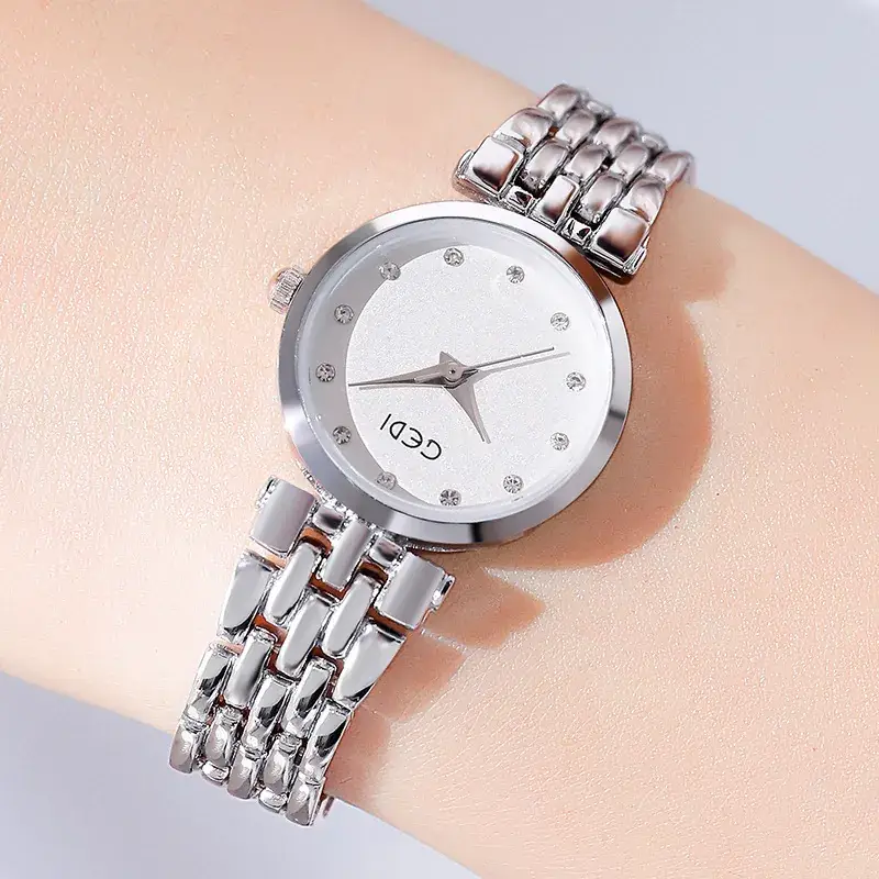 Women's Quartz Watch Rose Gold Silver Pink Black All-match