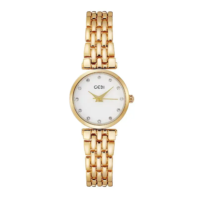 Women's Quartz Watch Rose Gold Silver Pink Black All-match