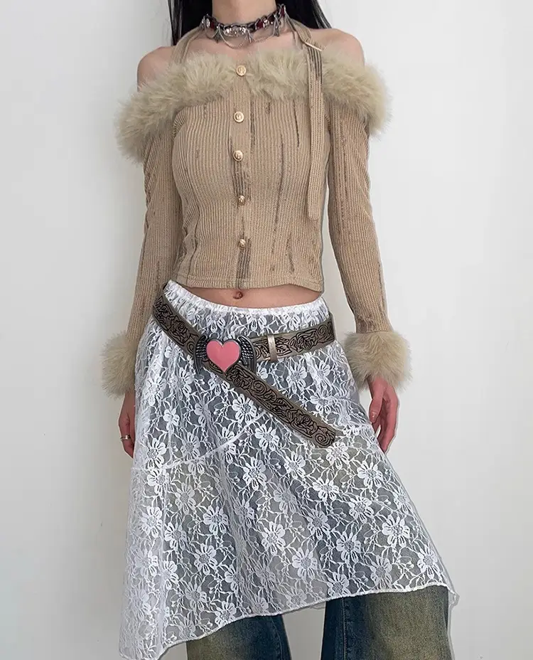 Women Korean-style Rivet Belt Casual Jeans All-match — feature 31