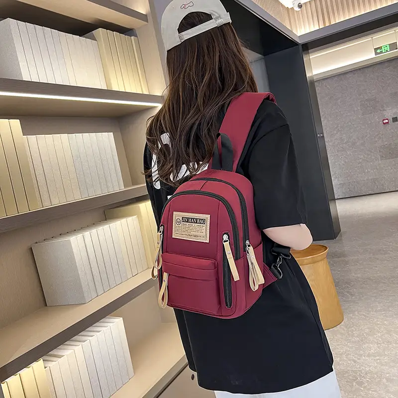 Green Nylon Couple Shoulder Bag New Fashion - Image 8