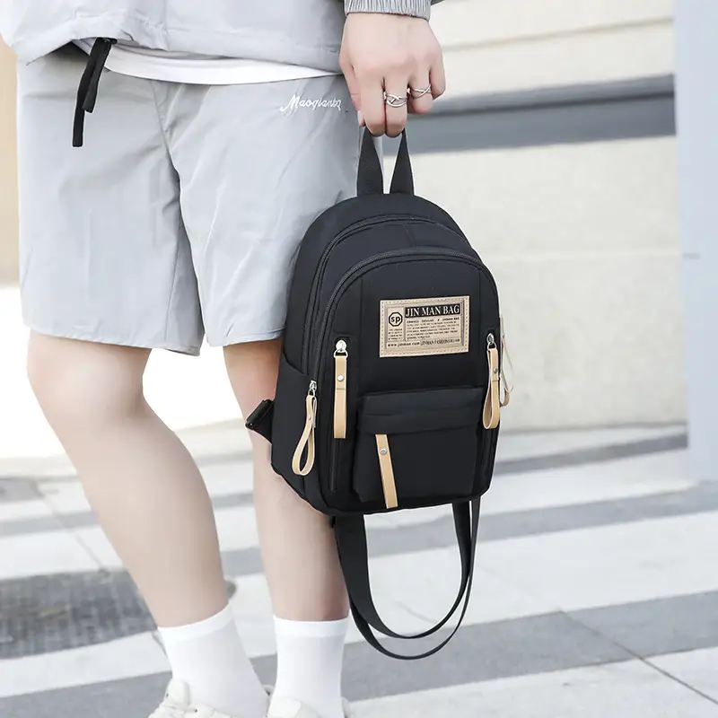 Green Nylon Couple Shoulder Bag New Fashion - Image 9