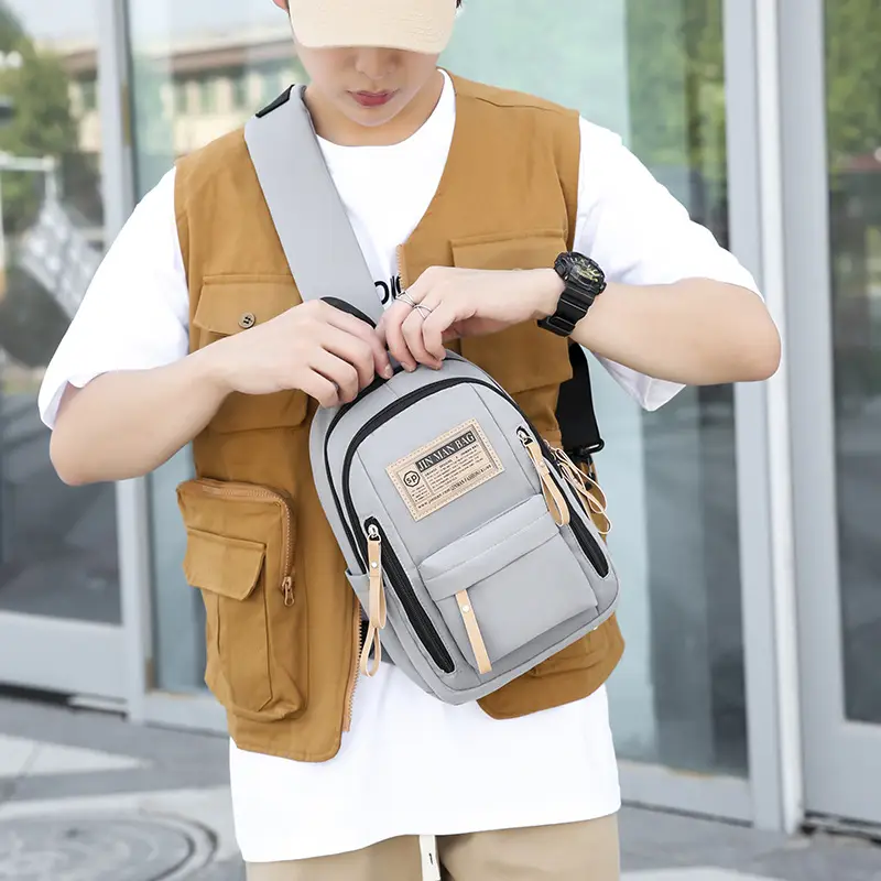 Green Nylon Couple Shoulder Bag New Fashion - Image 10