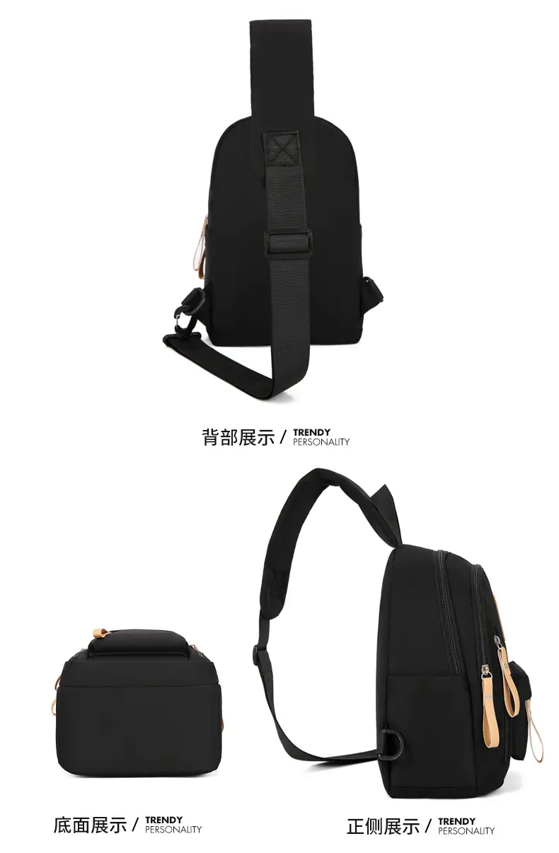 Green Nylon Couple Shoulder Bag New Fashion — feature 14