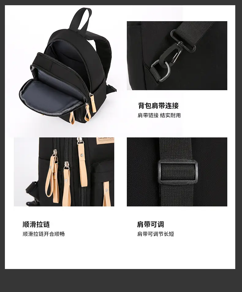 Green Nylon Couple Shoulder Bag New Fashion — feature 21
