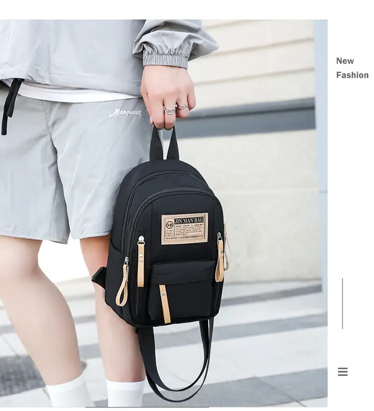 Green Nylon Couple Shoulder Bag New Fashion — feature 23