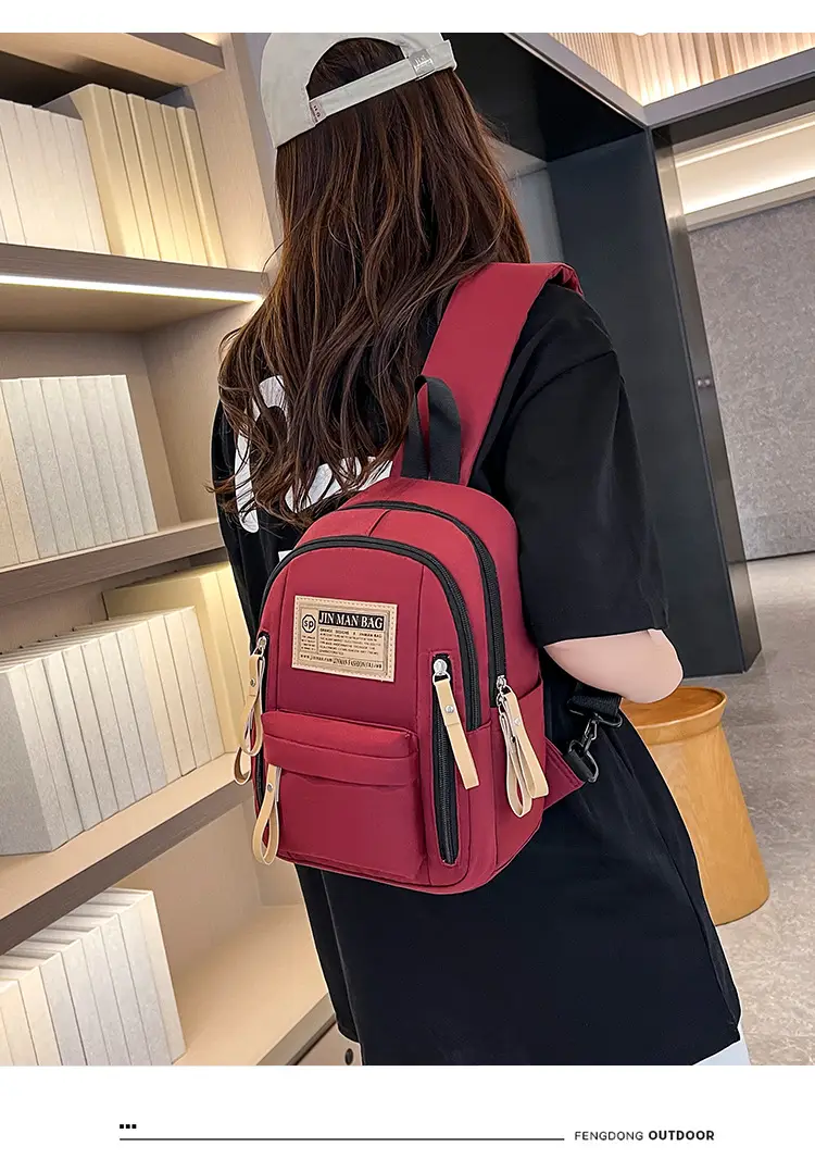 Green Nylon Couple Shoulder Bag New Fashion — feature 26