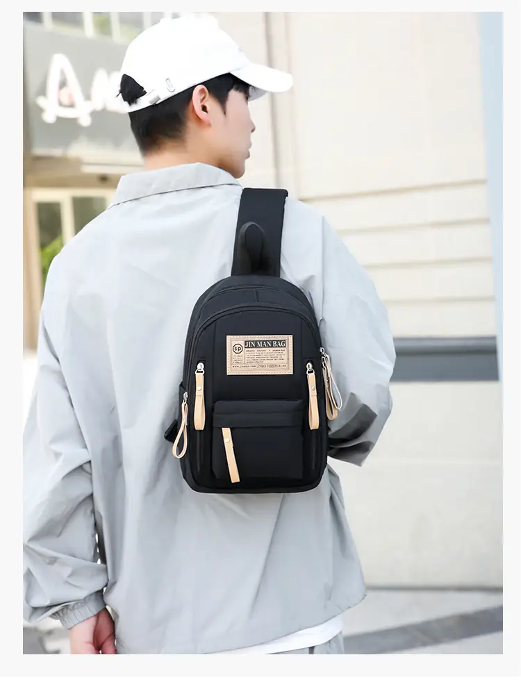 Green Nylon Couple Shoulder Bag New Fashion — feature 33