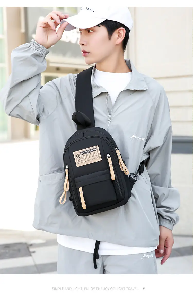 Green Nylon Couple Shoulder Bag New Fashion — feature 35