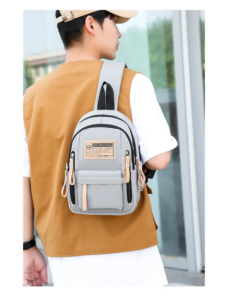 Green Nylon Couple Shoulder Bag New Fashion — feature 37