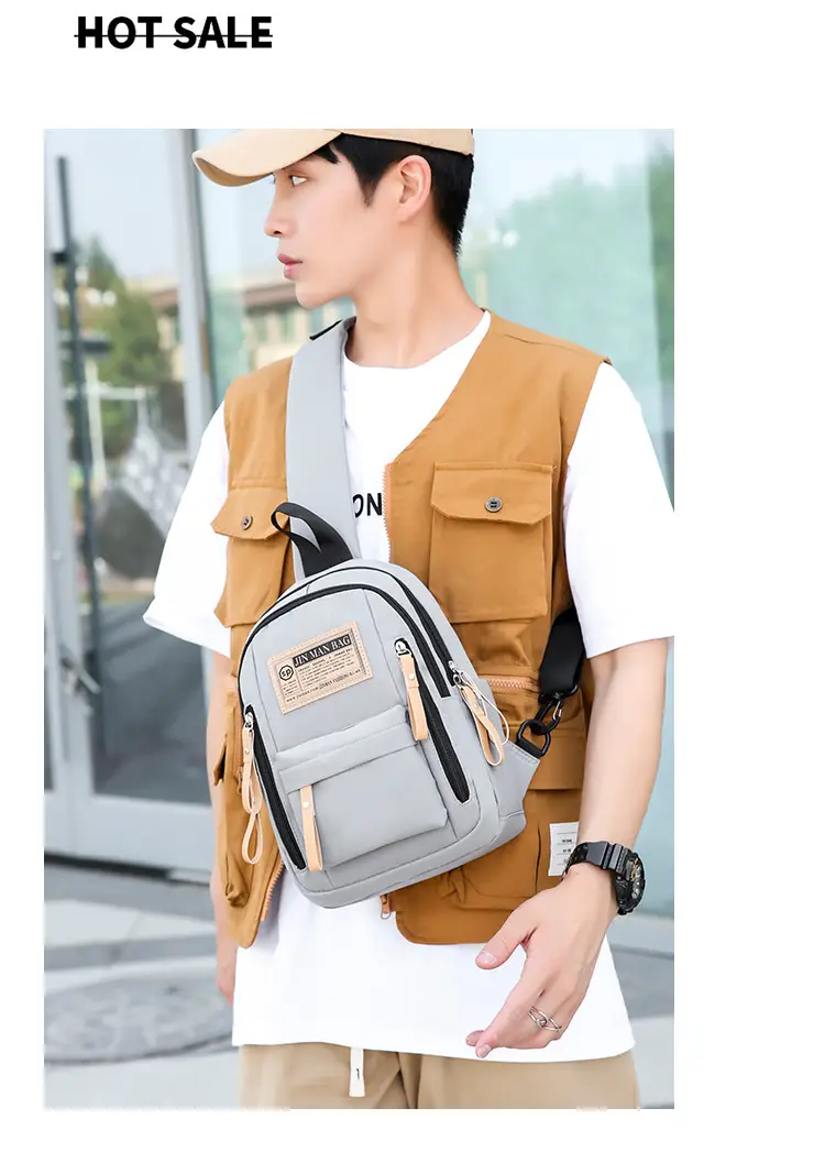 Green Nylon Couple Shoulder Bag New Fashion — feature 39