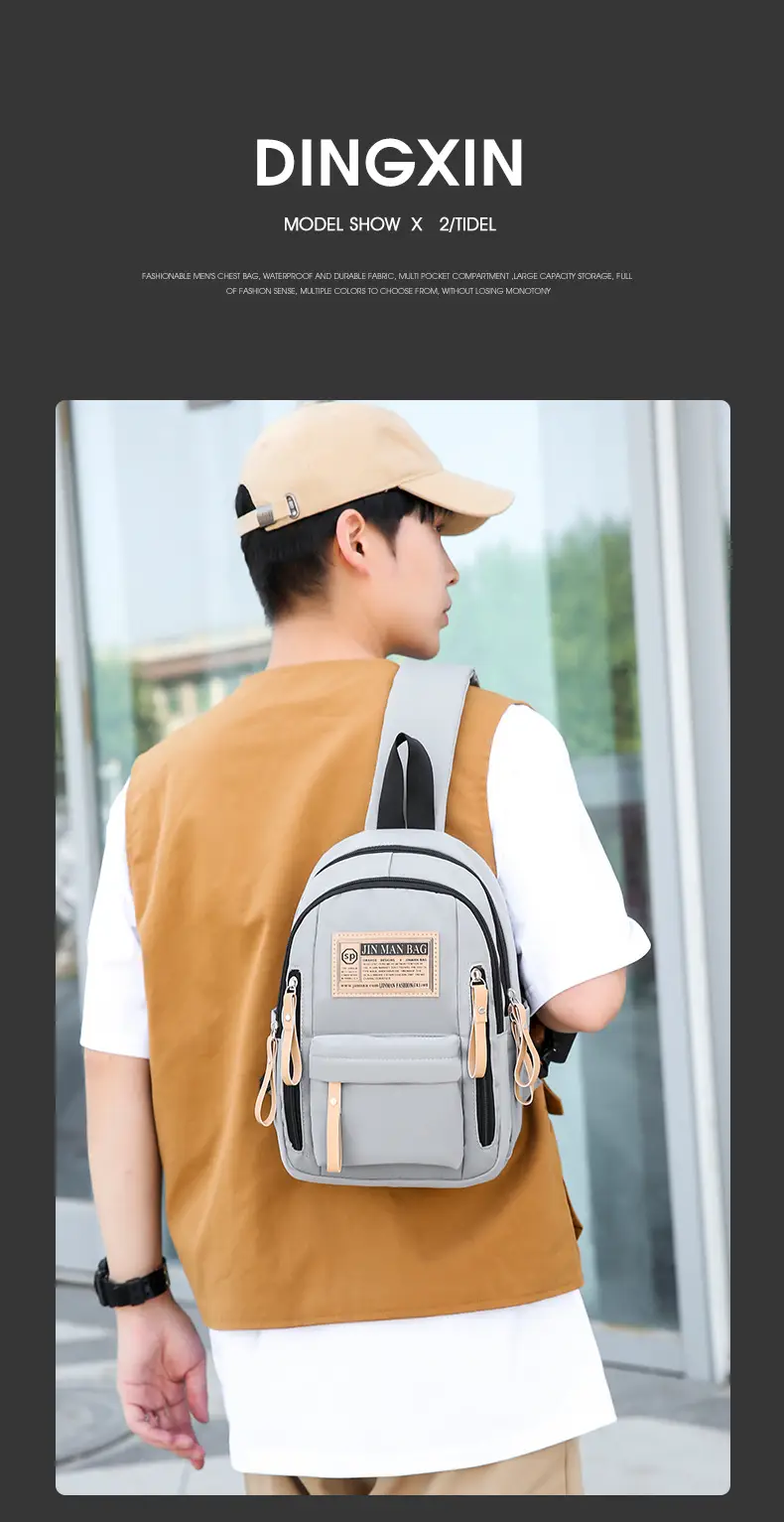 Green Nylon Couple Shoulder Bag New Fashion — feature 6