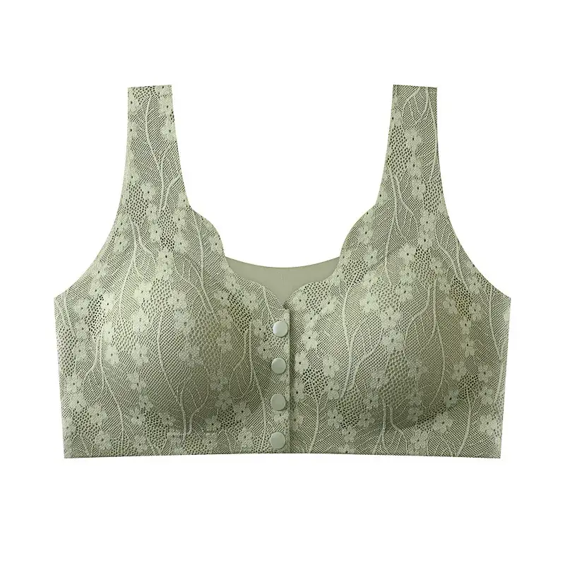 Lace Push-Up Bra Front Buckle Plus Size - Image 2