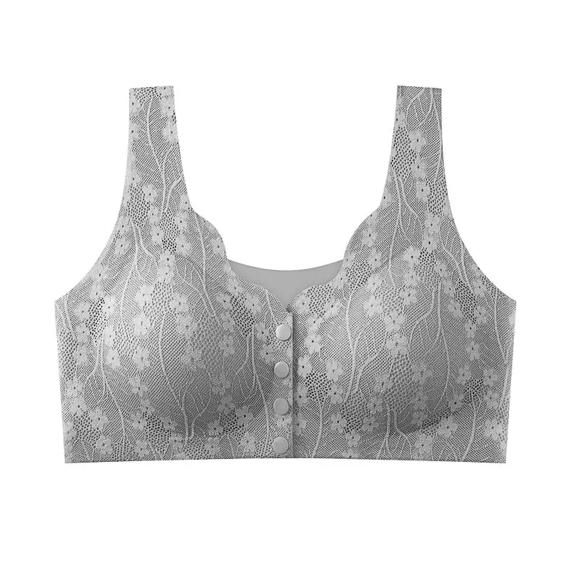 Lace Push-Up Bra Front Buckle Plus Size - Image 4