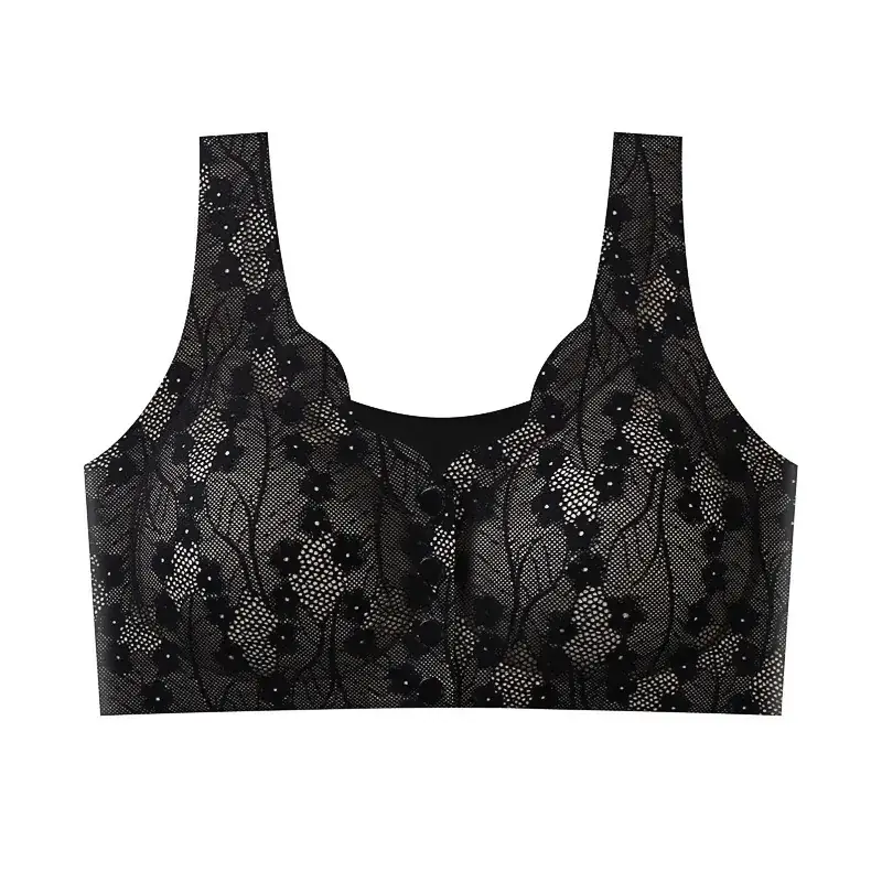 Lace Push-Up Bra Front Buckle Plus Size - Image 5