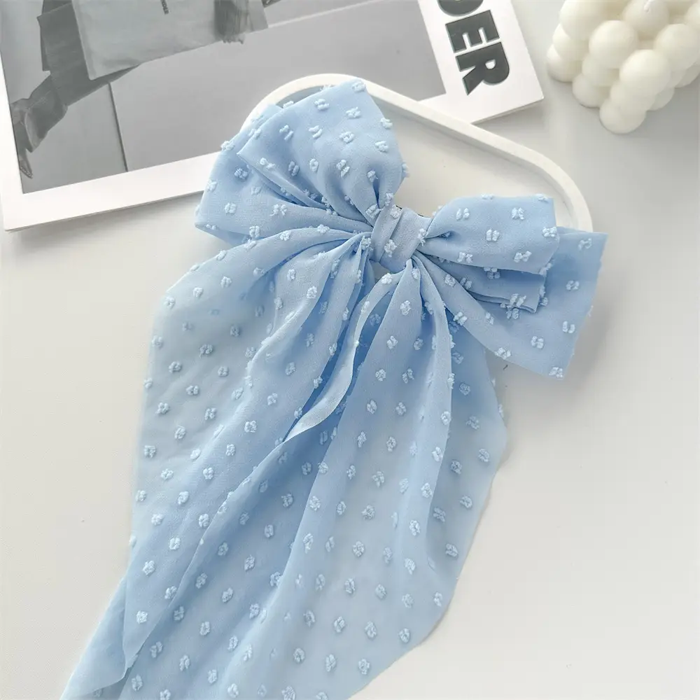 Cross-Border Chiffon Hairpins with Bowknot Design for Women — feature 18