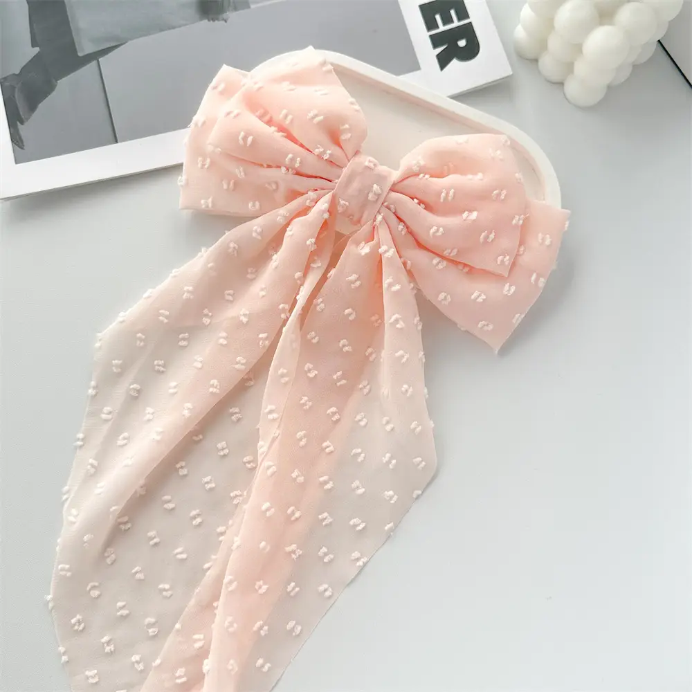 Cross-Border Chiffon Hairpins with Bowknot Design for Women — feature 19