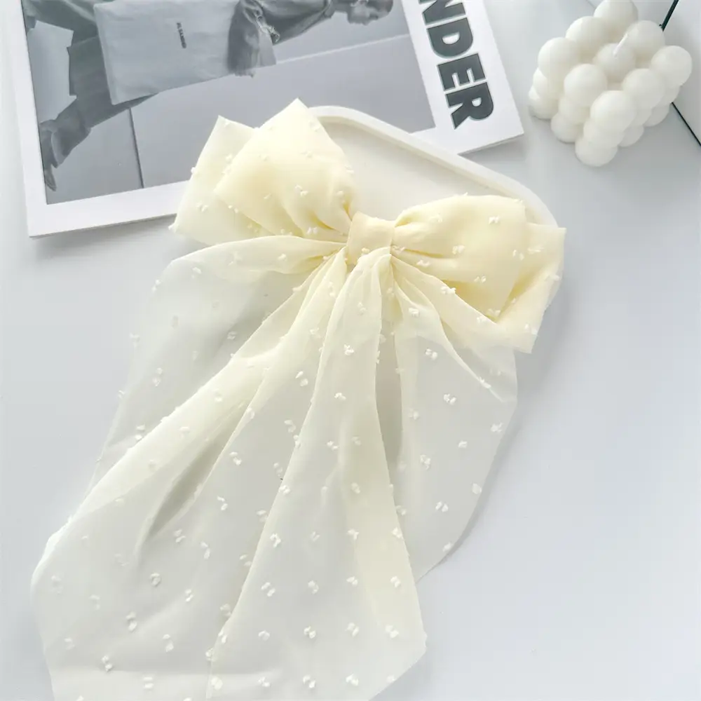 Cross-Border Chiffon Hairpins with Bowknot Design for Women — feature 21