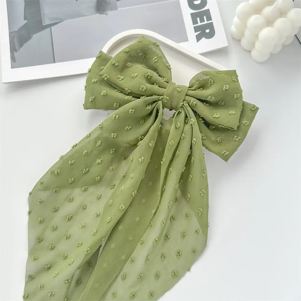 Cross-Border Chiffon Hairpins with Bowknot Design for Women — feature 25