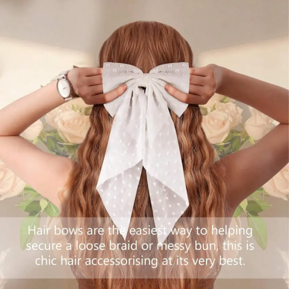 Cross-Border Chiffon Hairpins with Bowknot Design for Women — feature 6