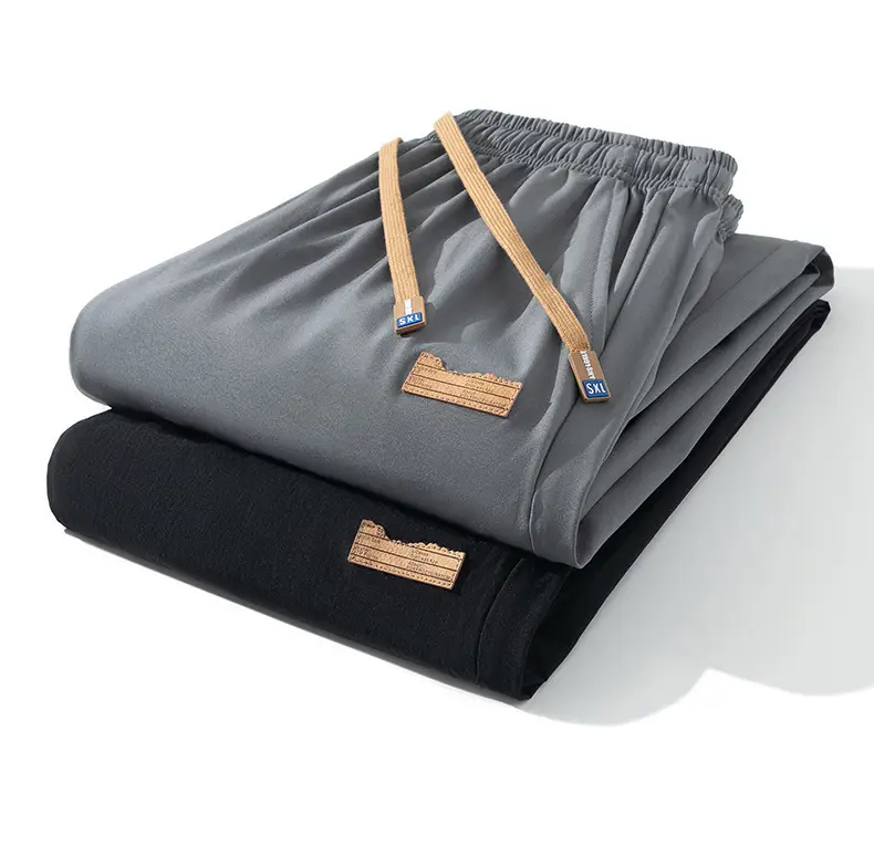 Spring Autumn Men Trousers Drapey Wide Leg Loose Sports Boys Sweatpants — feature 21