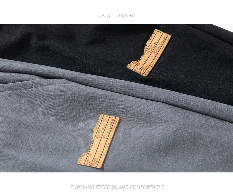 Spring Autumn Men Trousers Drapey Wide Leg Loose Sports Boys Sweatpants — feature 24