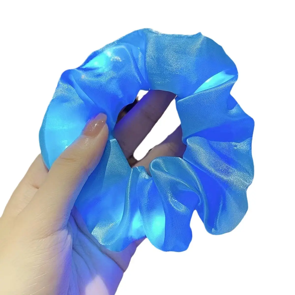 Led Luminous Scrunchie Hair Tie with Multicolor Lights - Image 38