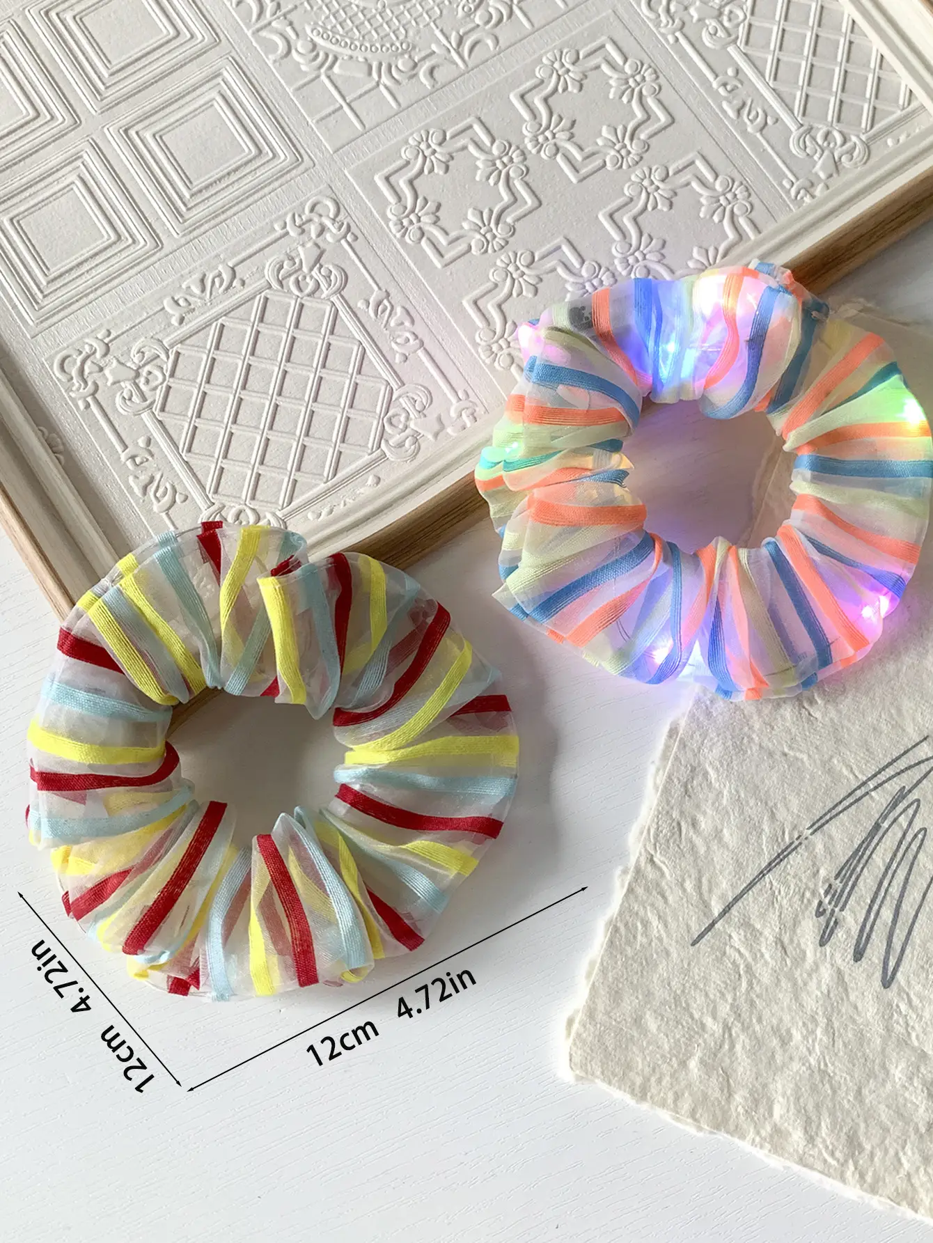 Led Luminous Scrunchie Hair Tie with Multicolor Lights — feature 20