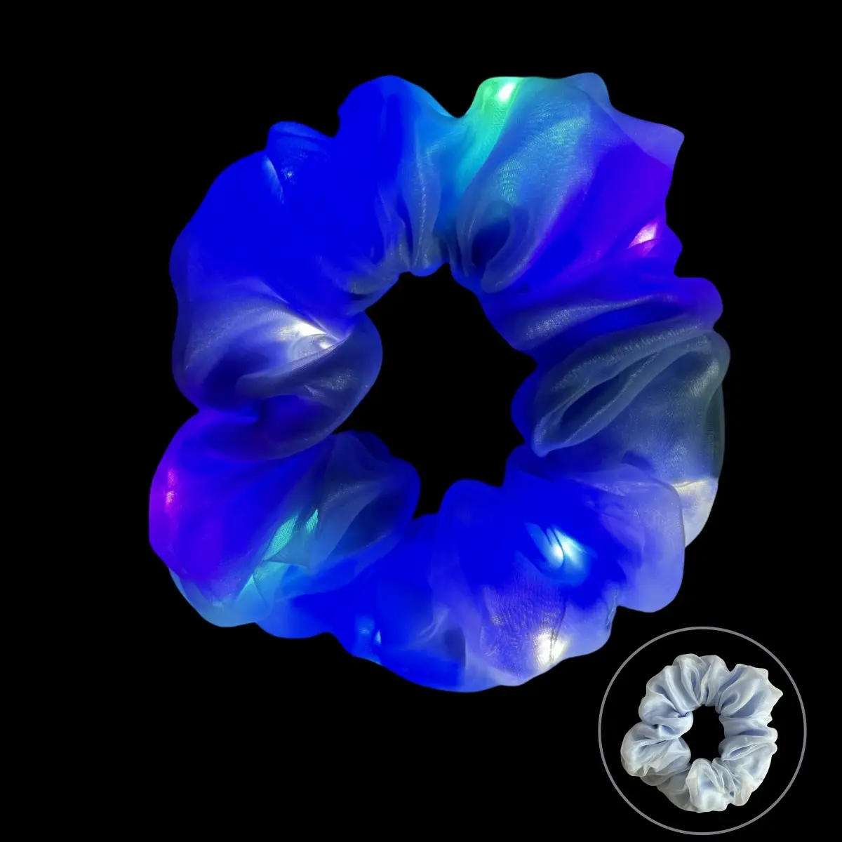Led Luminous Scrunchie Hair Tie with Multicolor Lights - Image 32