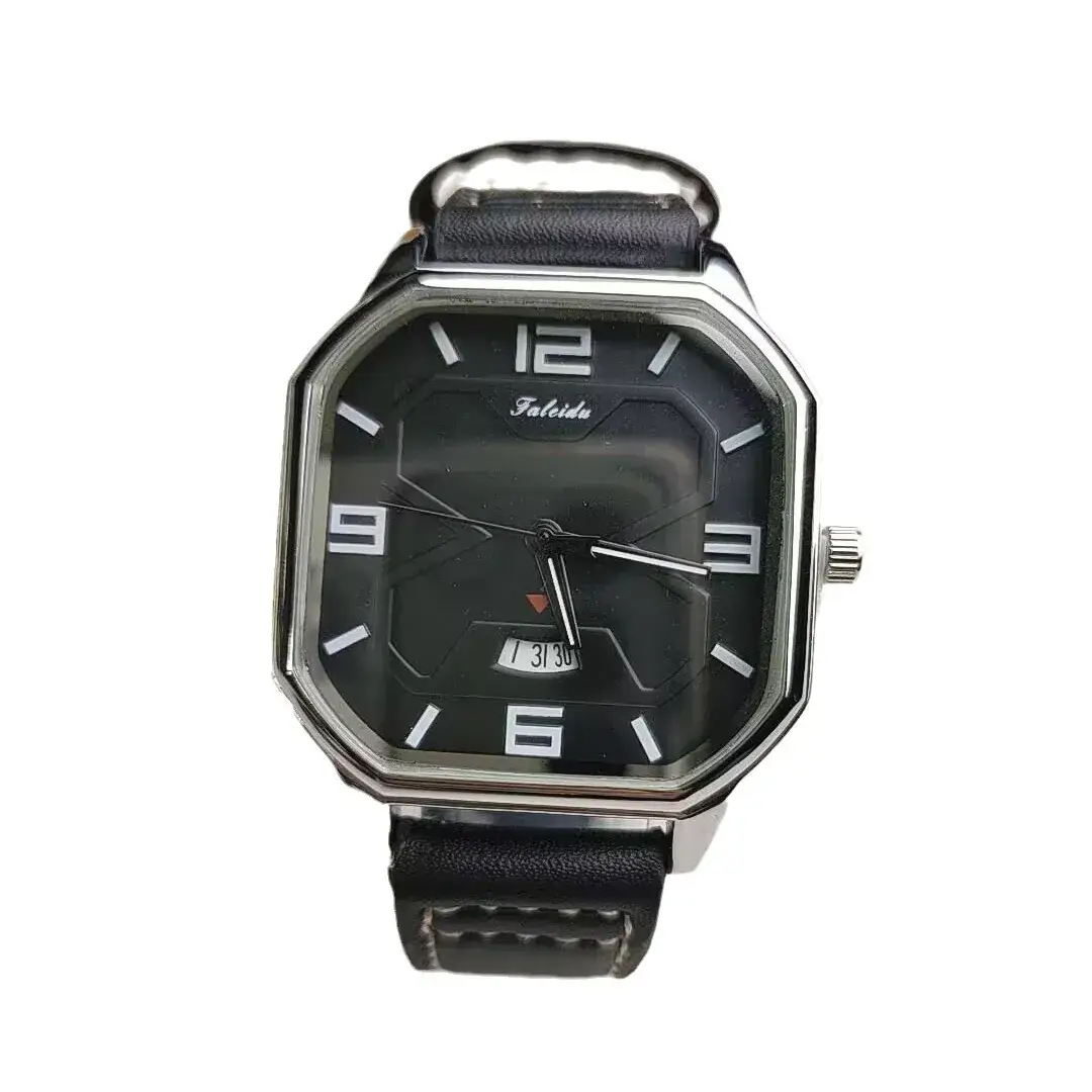 Retro Square Watch Men's Quartz Large Dial Mechanical