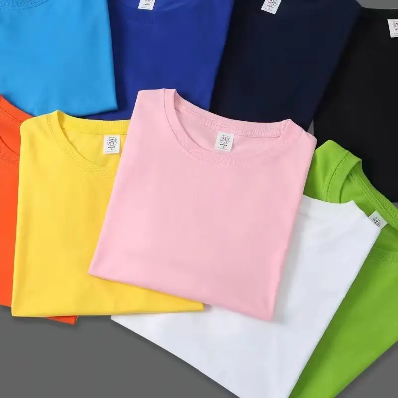 Men Cotton Blue T-Shirt Short Sleeve Summer — feature 1