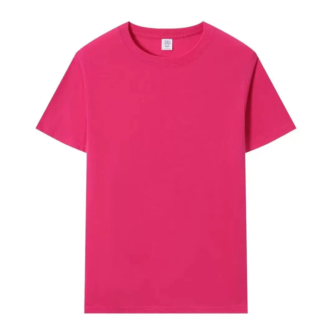 Men Cotton Blue T-Shirt Short Sleeve Summer - Image 11
