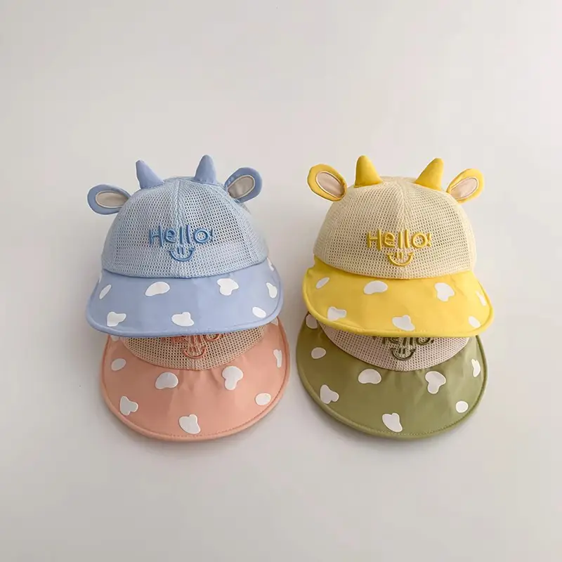 Qiunan Baby Hat Yellow Duck Tongue Sun Hat - Image 6