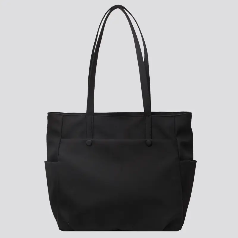 Black Nylon Shoulder Bag for Women Urban Travel