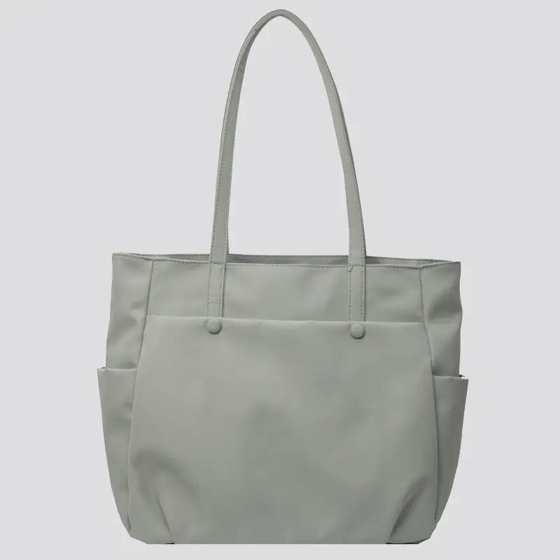 Black Nylon Shoulder Bag for Women Urban Travel