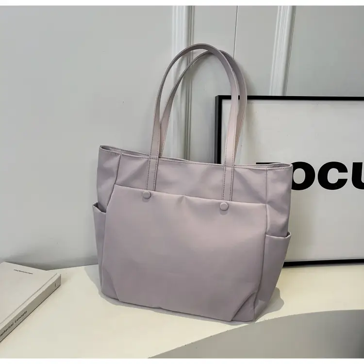 Black Nylon Shoulder Bag for Women Urban Travel — feature 15