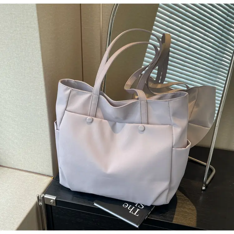 Black Nylon Shoulder Bag for Women Urban Travel — feature 19