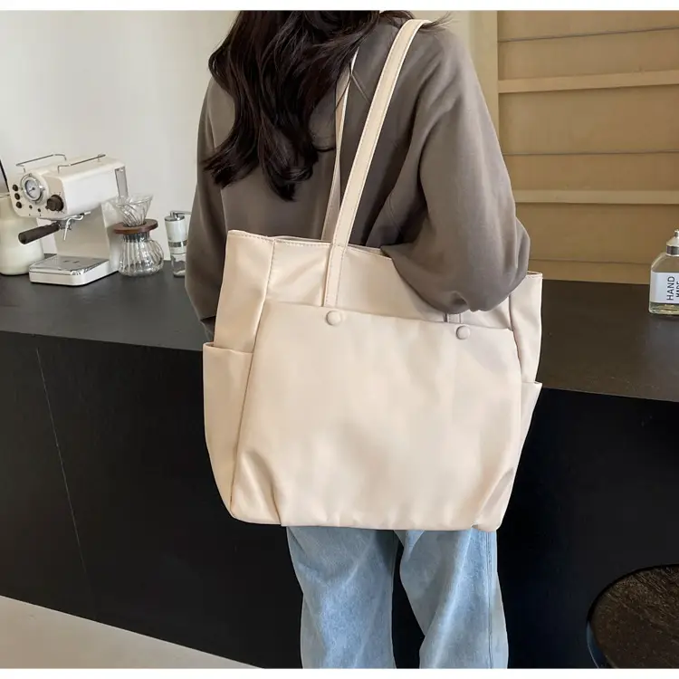 Black Nylon Shoulder Bag for Women Urban Travel — feature 25