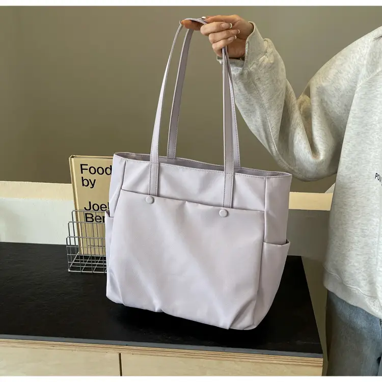 Black Nylon Shoulder Bag for Women Urban Travel — feature 37