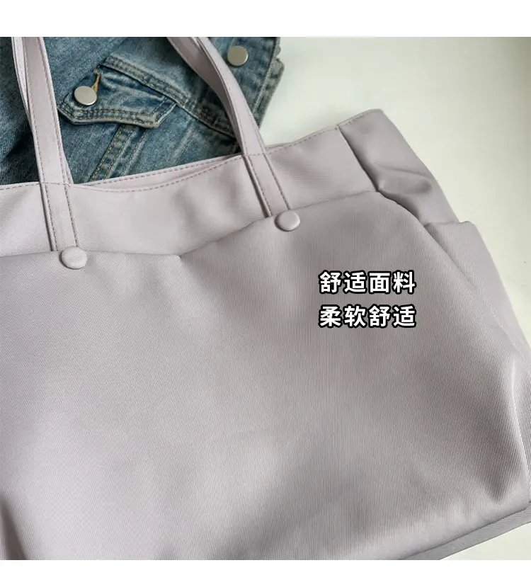 Black Nylon Shoulder Bag for Women Urban Travel — feature 6