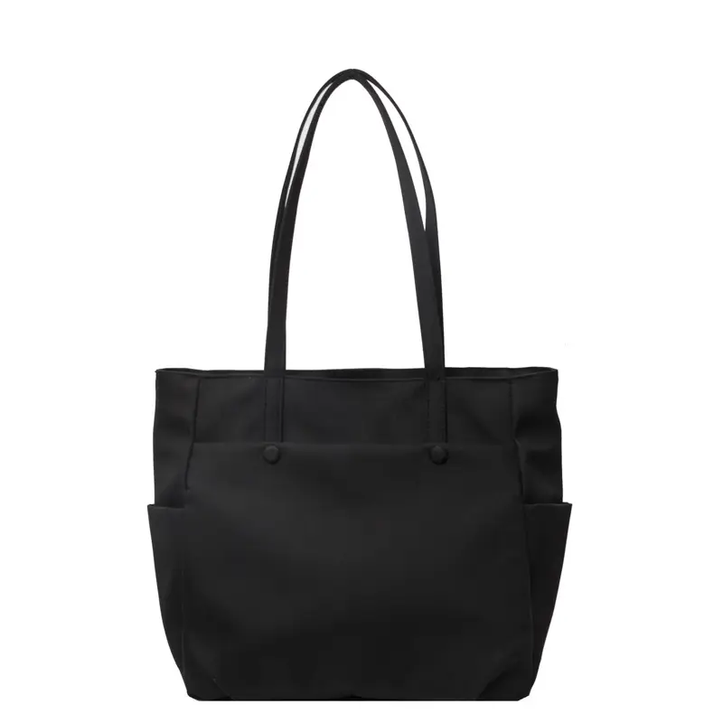 Black Nylon Shoulder Bag for Women Urban Travel